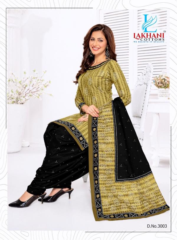 Lakhani Bandhani Vol-3 Cotton Designer Dress Material